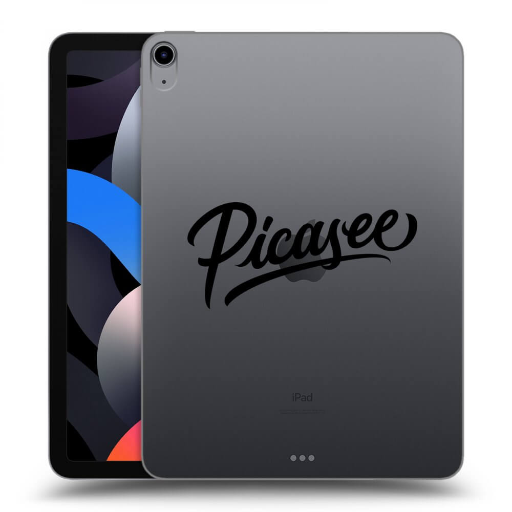 Picasee husă transparentă din silicon pentru Apple iPad Air 4 10.9" 2020 - Picasee - old logo - black