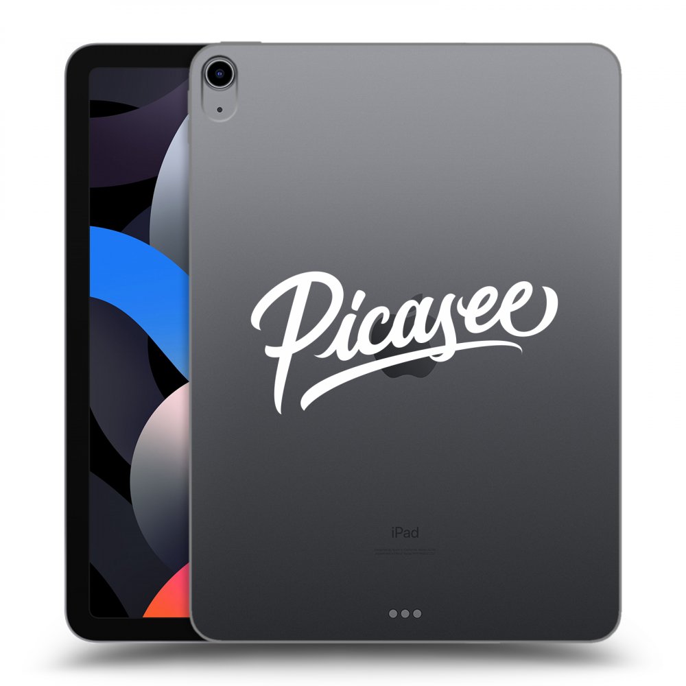 Picasee husă transparentă din silicon pentru Apple iPad Air 4 10.9" 2020 - Picasee - old logo - white