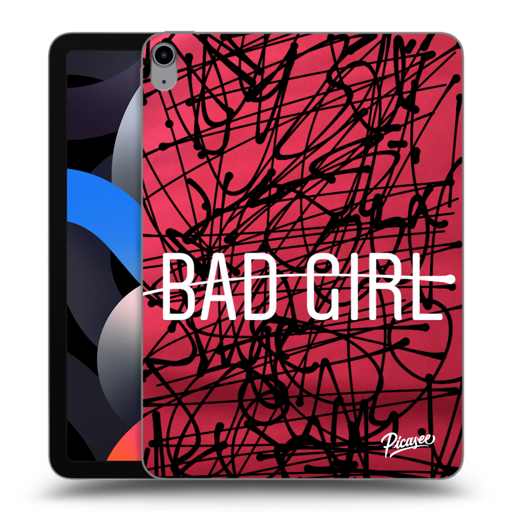 Picasee husă transparentă din silicon pentru Apple iPad Air 4 10.9" 2020 - Bad girl