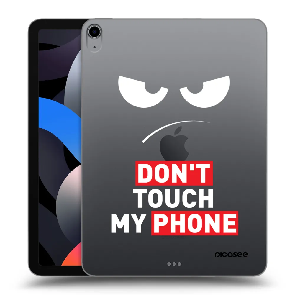 Picasee husă transparentă din silicon pentru Apple iPad Air 4 10.9" 2020 - Angry Eyes - Transparent