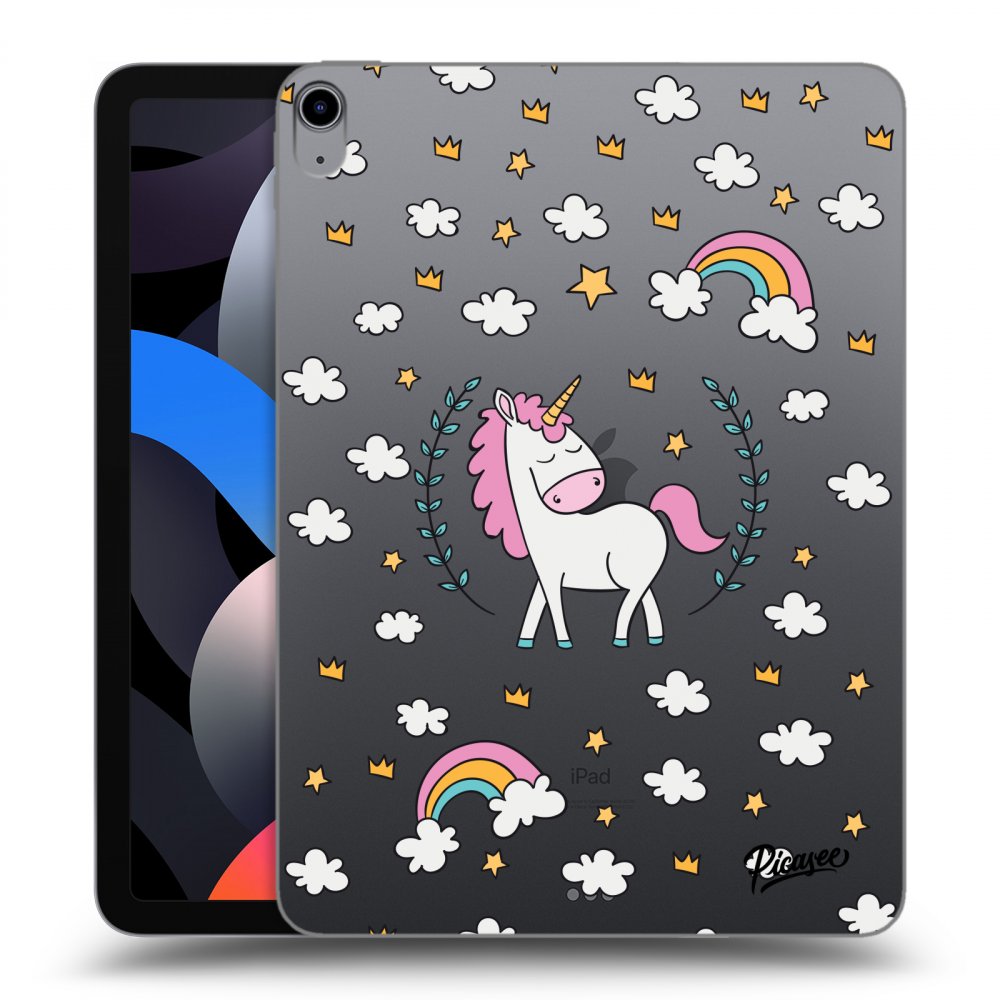Picasee husă transparentă din silicon pentru Apple iPad Air 4 10.9" 2020 - Unicorn star heaven