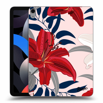 Husă pentru Apple iPad Air 4 10.9" 2020 - Red Lily