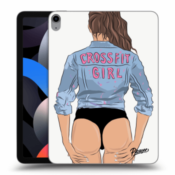 Picasee husă transparentă din silicon pentru Apple iPad Air 4 10.9" 2020 - Crossfit girl - nickynellow
