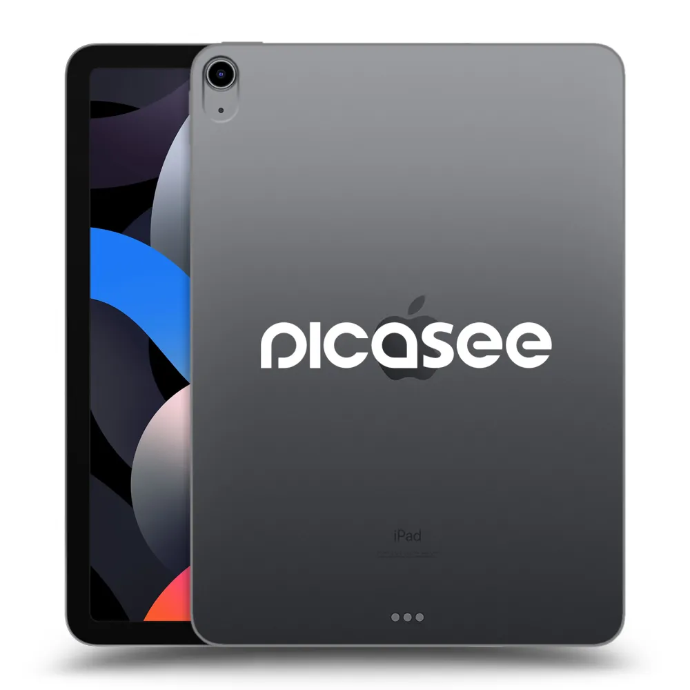 Picasee husă transparentă din silicon pentru Apple iPad Air 4 10.9" 2020 - Picasee - new logo - white