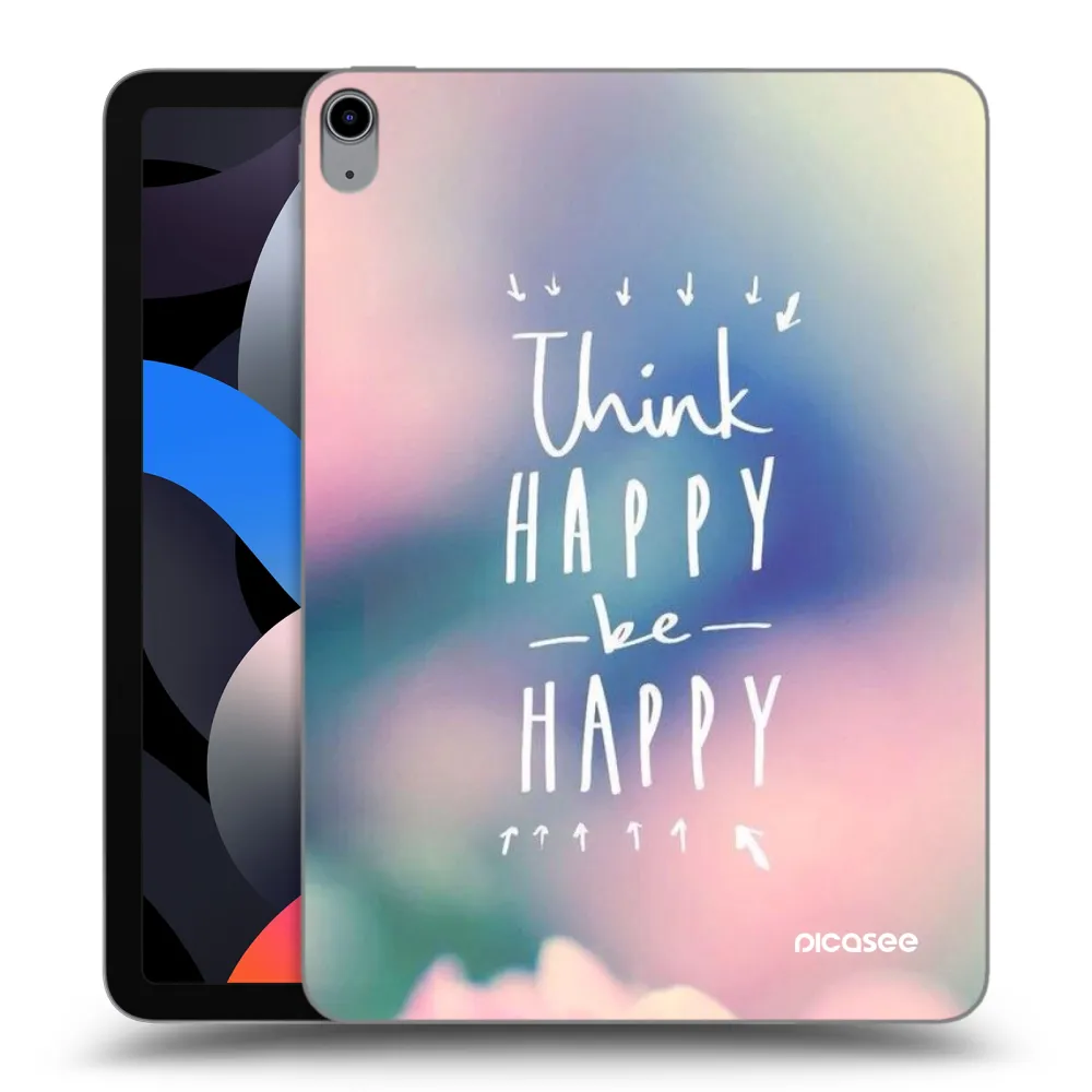 Picasee husă transparentă din silicon pentru Apple iPad Air 4 10.9" 2020 - Think happy be happy