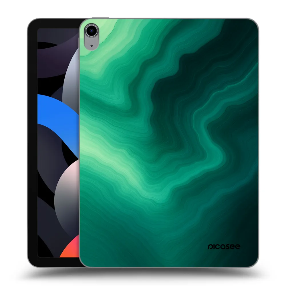 Picasee husă transparentă din silicon pentru Apple iPad Air 4 10.9" 2020 - Malachite