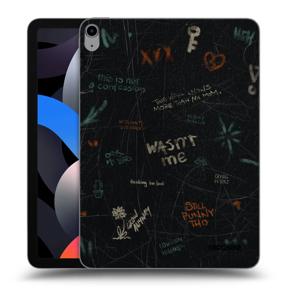 Picasee husă transparentă din silicon pentru Apple iPad Air 4 10.9" 2020 - CONFESSION