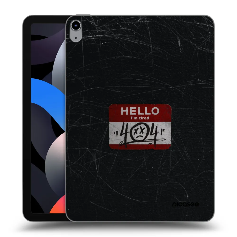 Picasee husă transparentă din silicon pentru Apple iPad Air 4 10.9" 2020 - HELLO 404