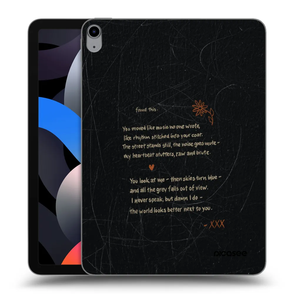 Picasee husă transparentă din silicon pentru Apple iPad Air 4 10.9" 2020 - POET