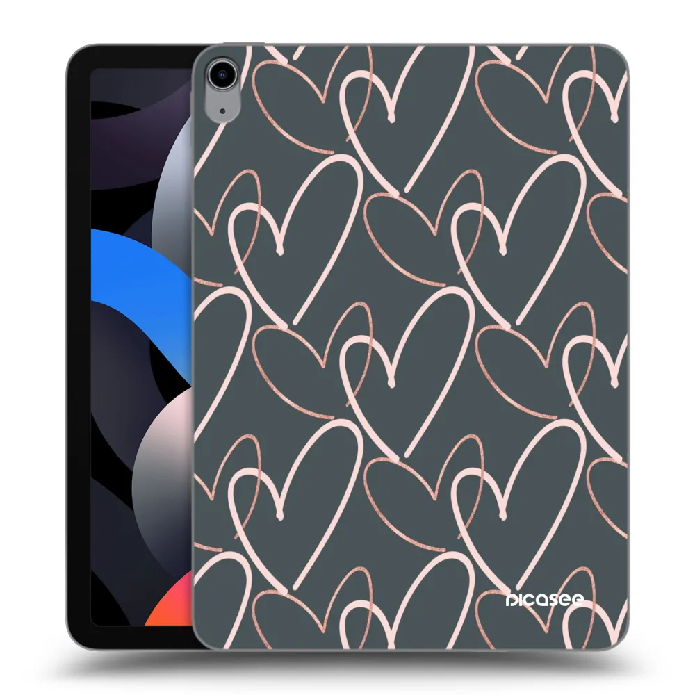 Picasee husă transparentă din silicon pentru Apple iPad Air 4 10.9" 2020 - Lots of love