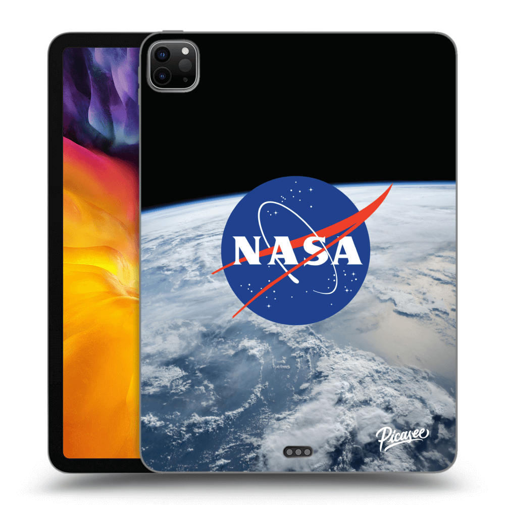 Picasee husă neagră din silicon pentru Apple iPad Pro 11" 2020 (2.gen) - Nasa Earth