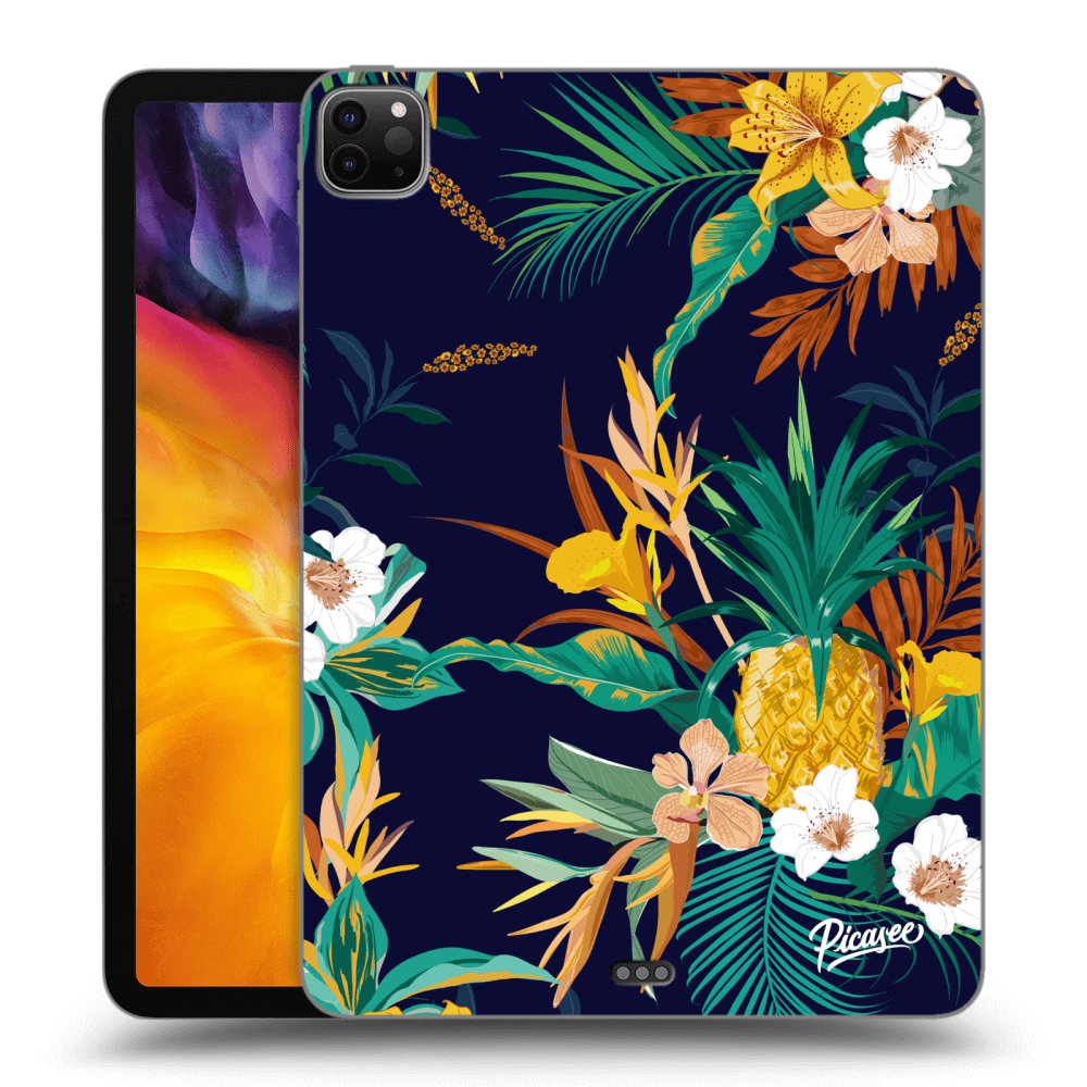Picasee husă neagră din silicon pentru Apple iPad Pro 11" 2020 (2.gen) - Pineapple Color