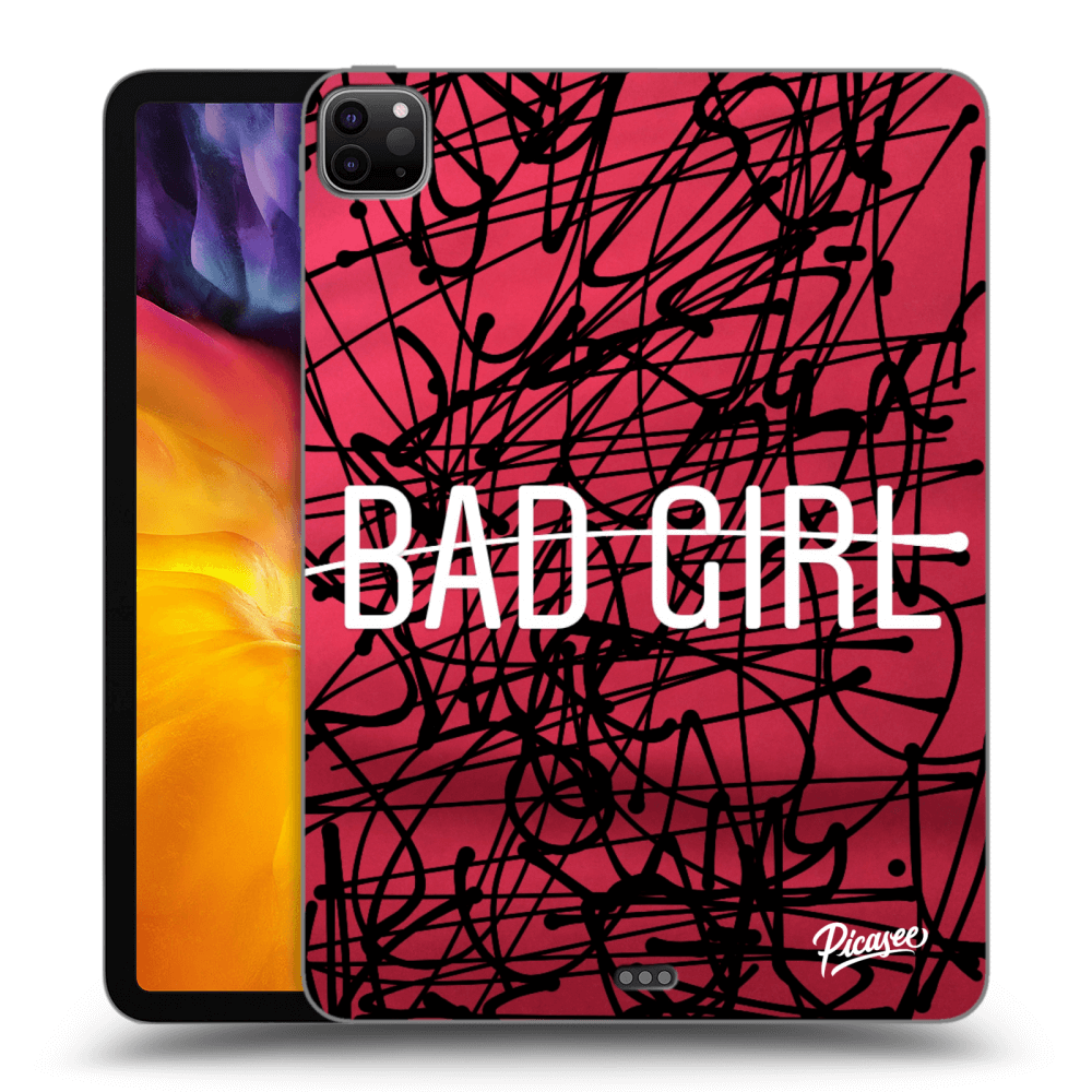 Picasee husă neagră din silicon pentru Apple iPad Pro 11" 2020 (2.gen) - Bad girl