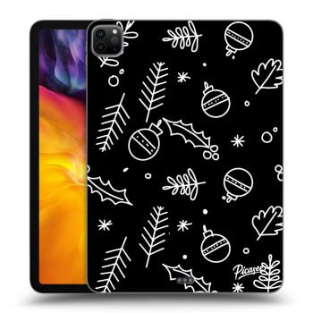 Picasee husă neagră din silicon pentru Apple iPad Pro 11" 2020 (2.gen) - Mistletoe