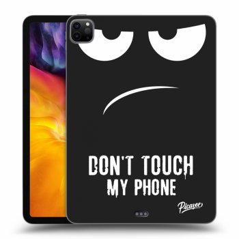 Picasee husă neagră din silicon pentru Apple iPad Pro 11" 2020 (2.gen) - Don't Touch My Phone