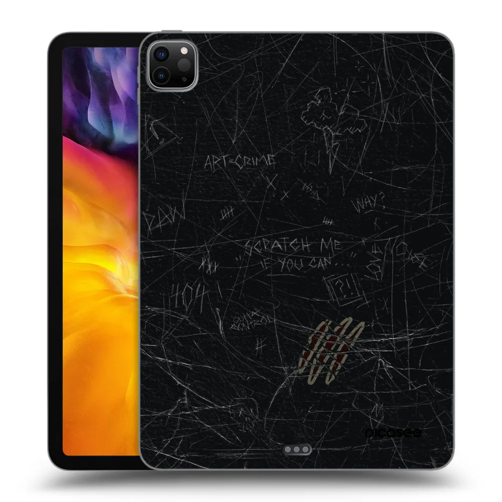 Picasee husă neagră din silicon pentru Apple iPad Pro 11" 2020 (2.gen) - SCRATCH