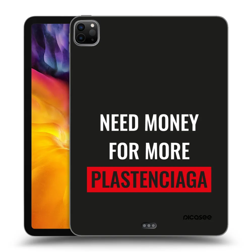 Picasee husă neagră din silicon pentru Apple iPad Pro 11" 2020 (2.gen) - More PLASTENCIAGA