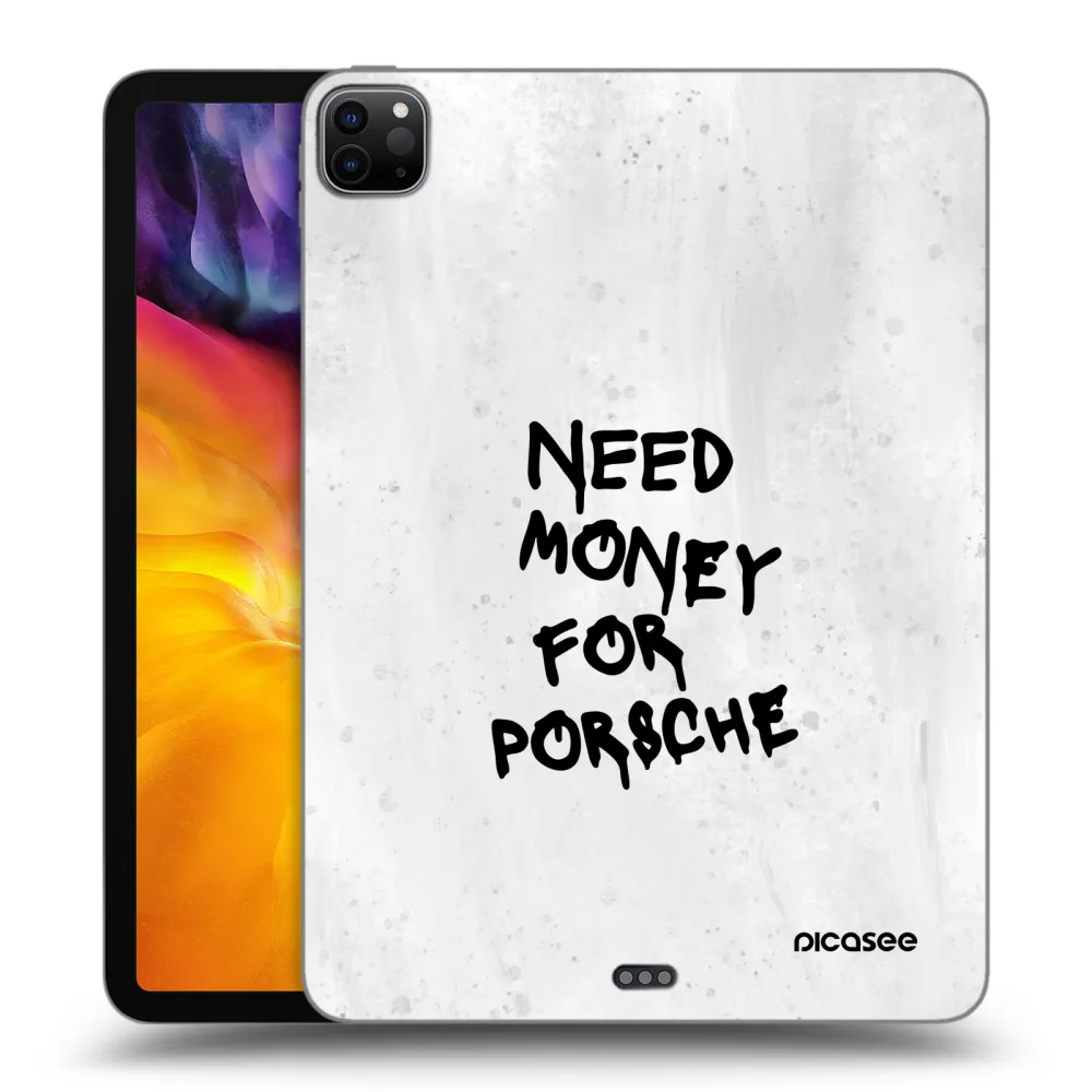Picasee husă neagră din silicon pentru Apple iPad Pro 11" 2020 (2.gen) - White Dollar