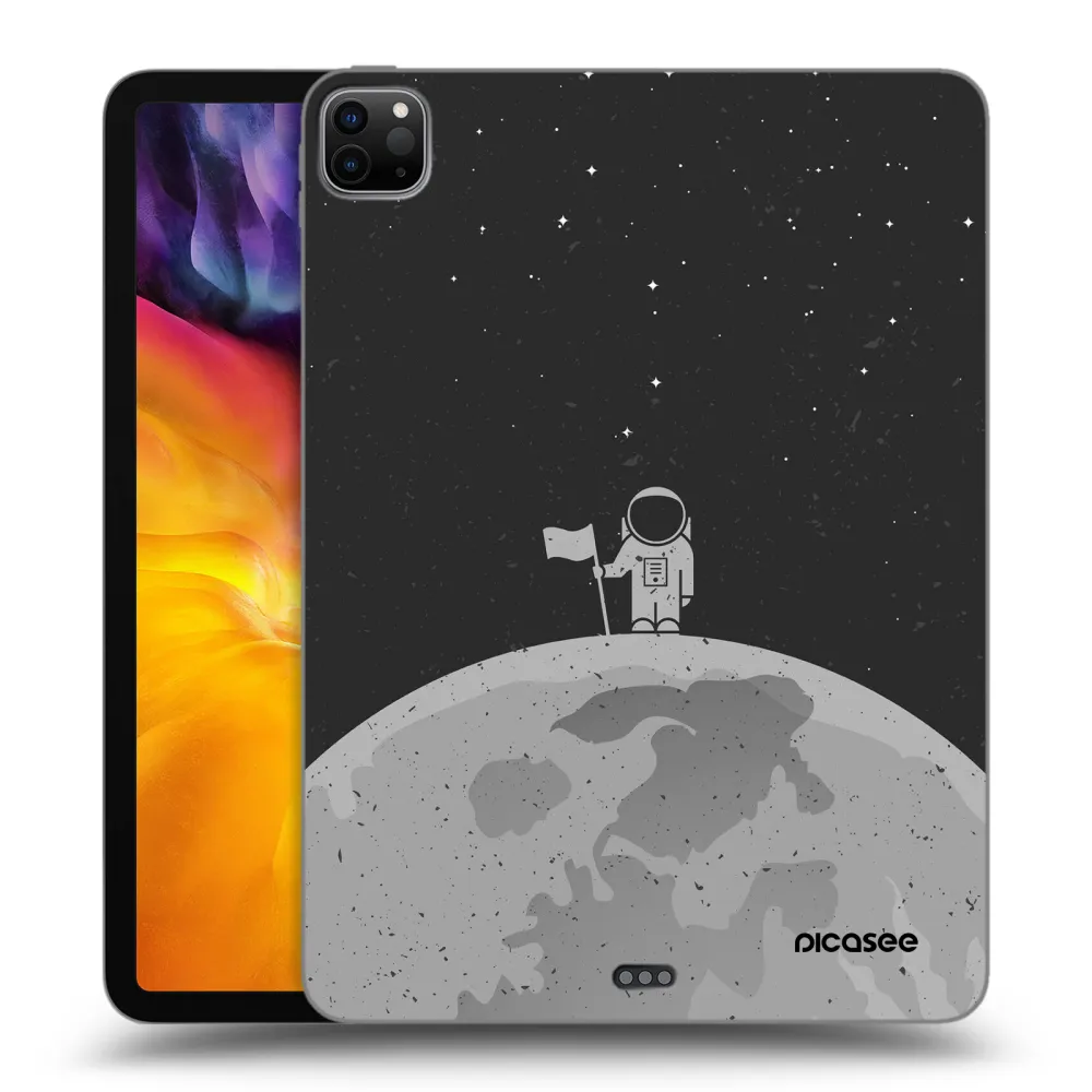 Picasee husă neagră din silicon pentru Apple iPad Pro 11" 2020 (2.gen) - Astronaut