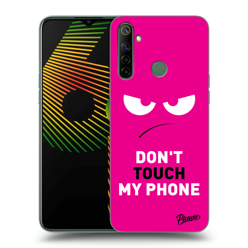 Picasee ULTIMATE CASE pentru Realme 6i - Angry Eyes - Pink