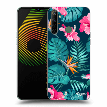 Husă pentru Realme 6i - Pink Monstera