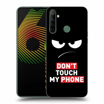 Husă pentru Realme 6i - Angry Eyes - Transparent