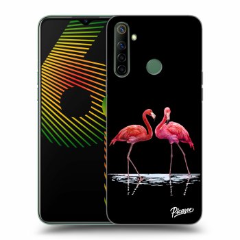 Husă pentru Realme 6i - Flamingos couple