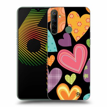 Husă pentru Realme 6i - Colored heart