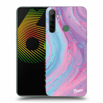 Husă pentru Realme 6i - Pink liquid