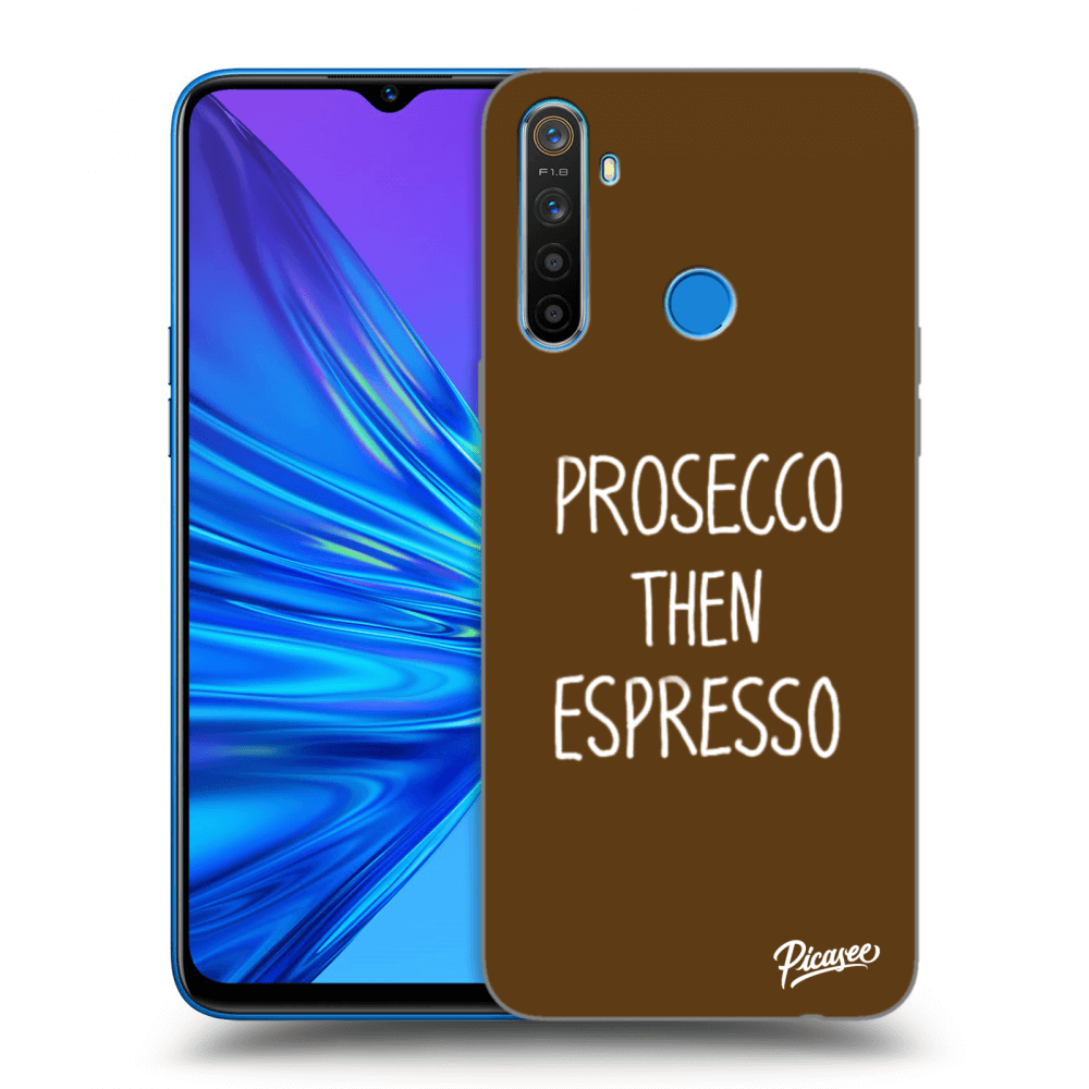 Picasee ULTIMATE CASE pentru Realme 5 - Prosecco then espresso