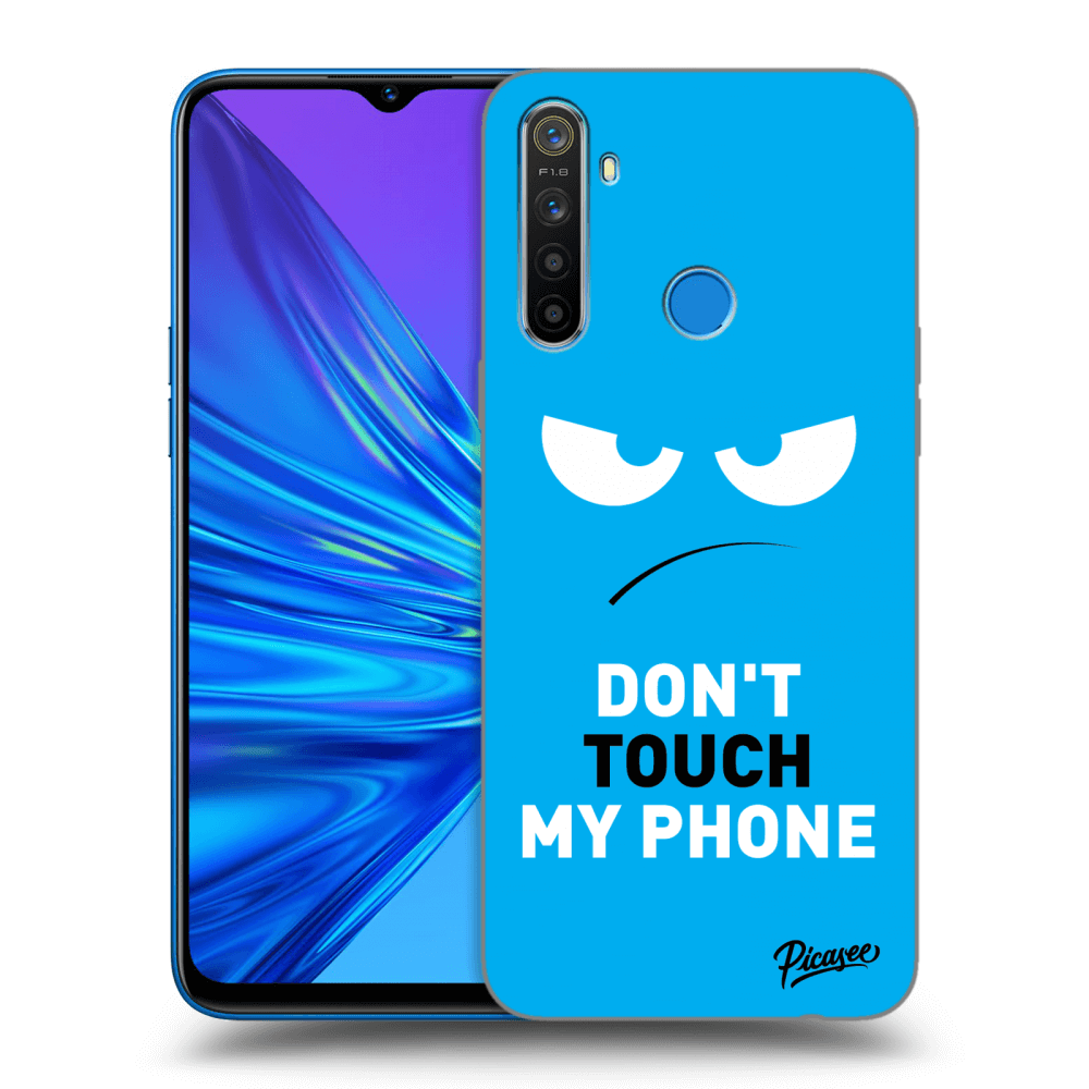 Picasee ULTIMATE CASE pentru Realme 5 - Angry Eyes - Blue