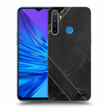 Husă pentru Realme 5 - Black tile