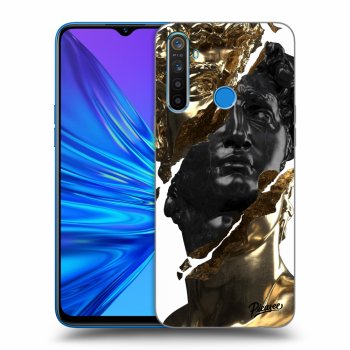 Husă pentru Realme 5 - Gold - Black