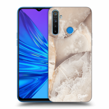 Husă pentru Realme 5 - Cream marble