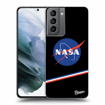 Picasee husă neagră din silicon pentru Samsung Galaxy S21 5G G991B - NASA Original