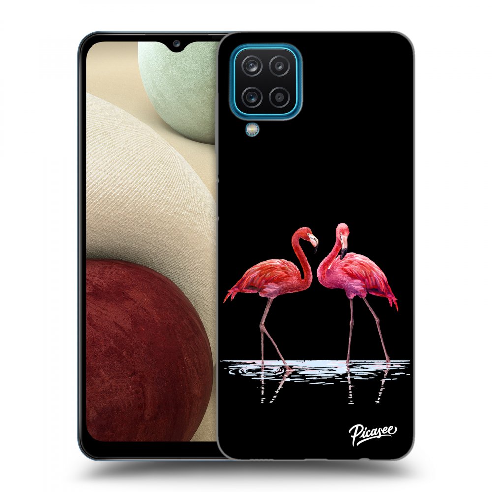 Picasee ULTIMATE CASE pentru Samsung Galaxy A12 A125F - Flamingos couple