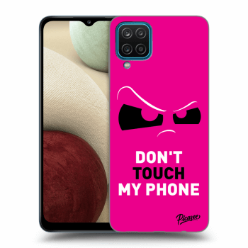 Husă pentru Samsung Galaxy A12 A125F - Cloudy Eye - Pink