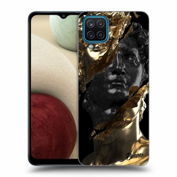 Husă pentru Samsung Galaxy A12 A125F - Gold - Black