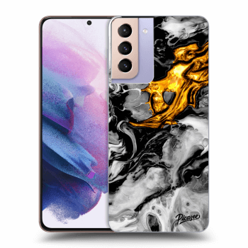 Husă pentru Samsung Galaxy S21+ G996F - Black Gold 2