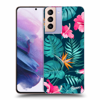 Husă pentru Samsung Galaxy S21+ 5G G996F - Pink Monstera