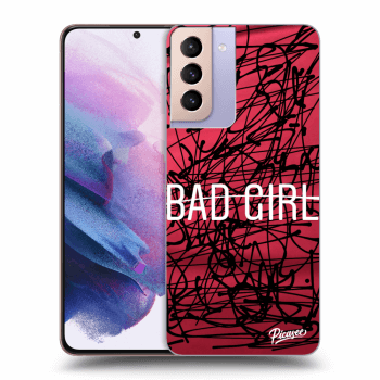 Picasee husă neagră din silicon pentru Samsung Galaxy S21+ 5G G996F - Bad girl