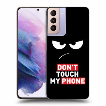 Husă pentru Samsung Galaxy S21+ G996F - Angry Eyes - Transparent