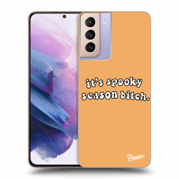 Picasee husă transparentă din silicon pentru Samsung Galaxy S21+ 5G G996F - Spooky season