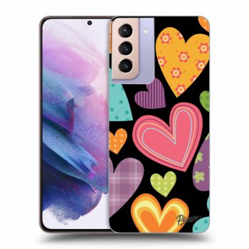 Husă pentru Samsung Galaxy S21+ G996F - Colored heart