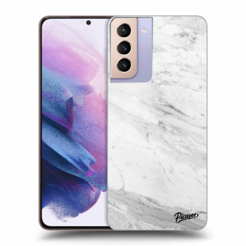 Picasee ULTIMATE CASE pentru Samsung Galaxy S21+ 5G G996F - White marble