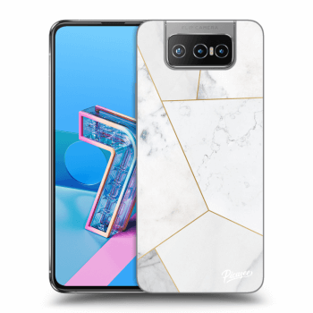 Husă pentru Asus Zenfone 7 ZS670KS - White tile