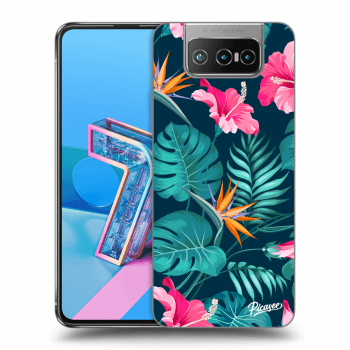 Husă pentru Asus Zenfone 7 ZS670KS - Pink Monstera