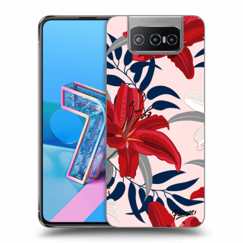 Husă pentru Asus Zenfone 7 ZS670KS - Red Lily