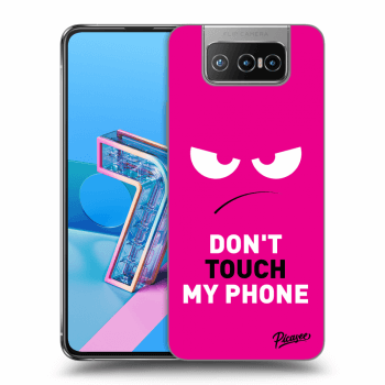 Husă pentru Asus Zenfone 7 ZS670KS - Angry Eyes - Pink