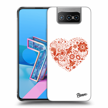 Picasee husă transparentă din silicon pentru Asus Zenfone 7 ZS670KS - Big heart